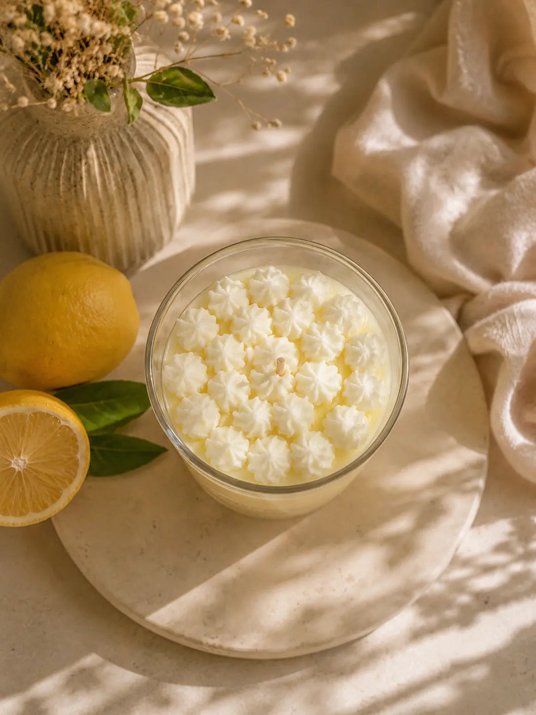Personalised Lemon Meringue Candle Firenze Candles