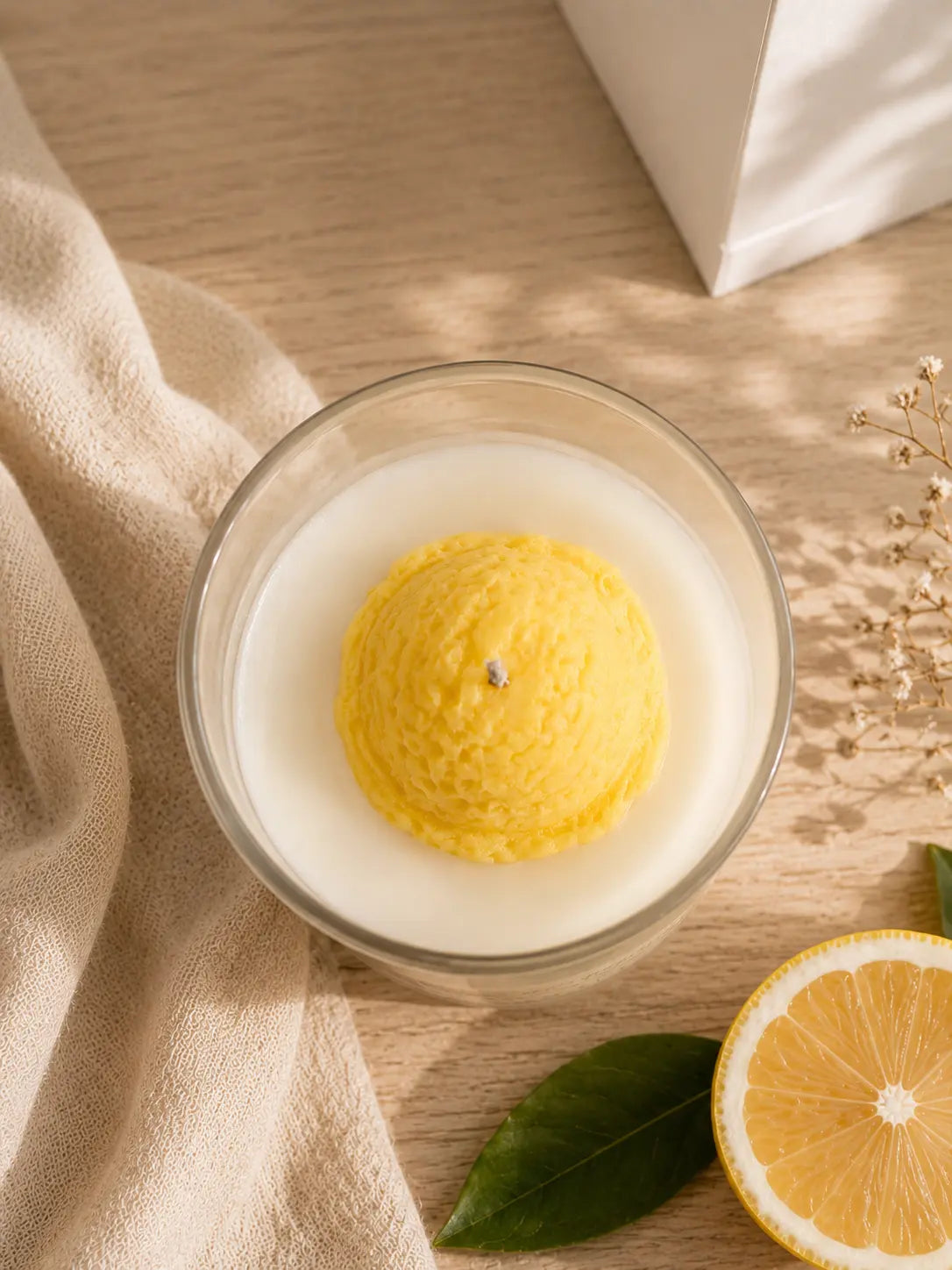 Personalised Lemon Gelato Candle Firenze Candles