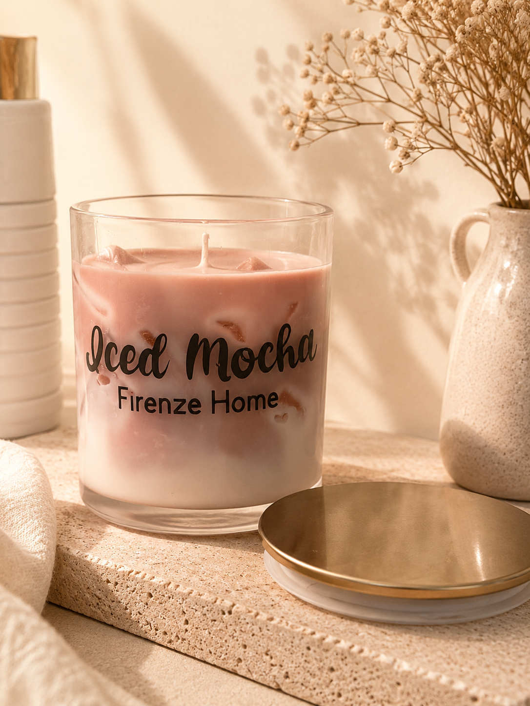 Personalised Iced Mocha Candle
