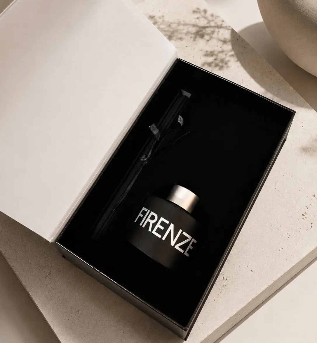 Signature Reed Diffuser - Black Firenze Candles