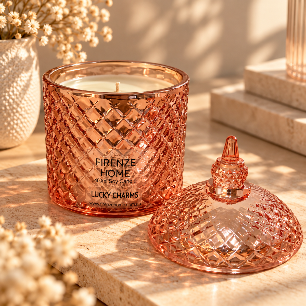 Extra Large Soy Candle - Lucky Charms Firenze Candles