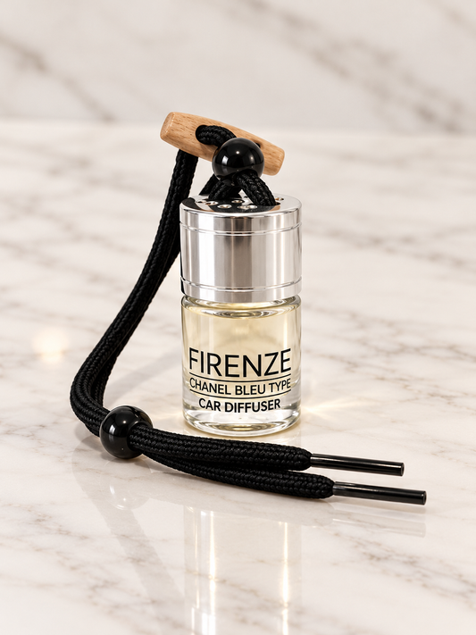 Signature Car Diffuser - Silver Firenze Candles