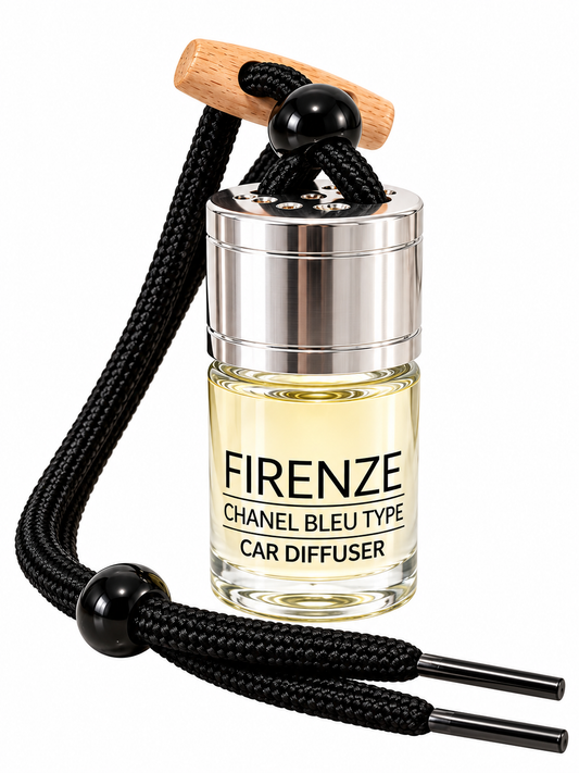 Signature Car Diffuser - Silver Firenze Candles