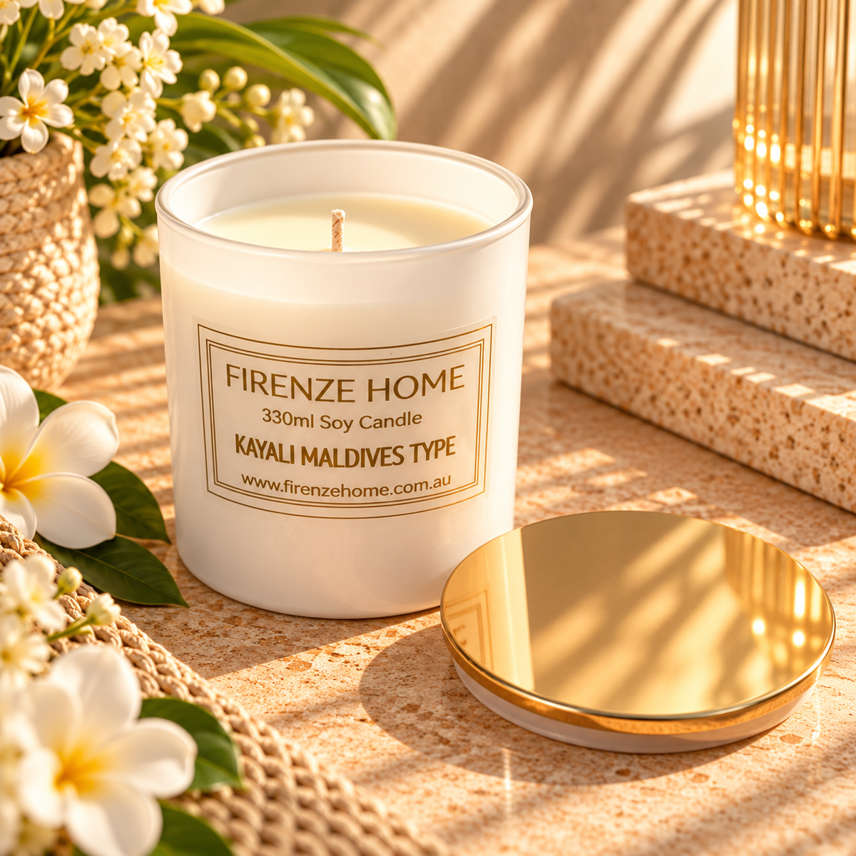 Large Soy Candle - Kayali Maldives Type Firenze Candles