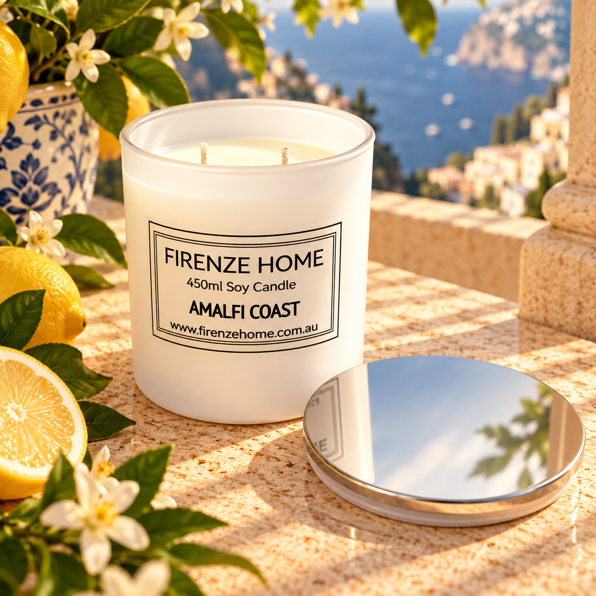 Extra Large Soy Candle - Amalfi Coast Firenze Candles