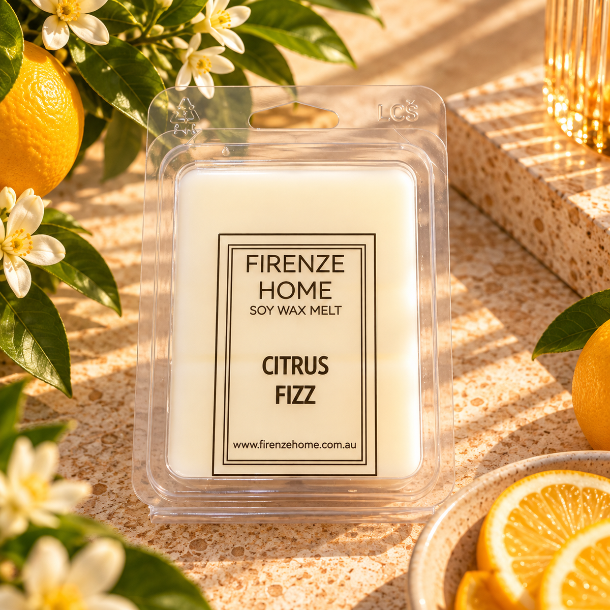 Soy Wax Melt - Citrus Fizz Firenze Candles