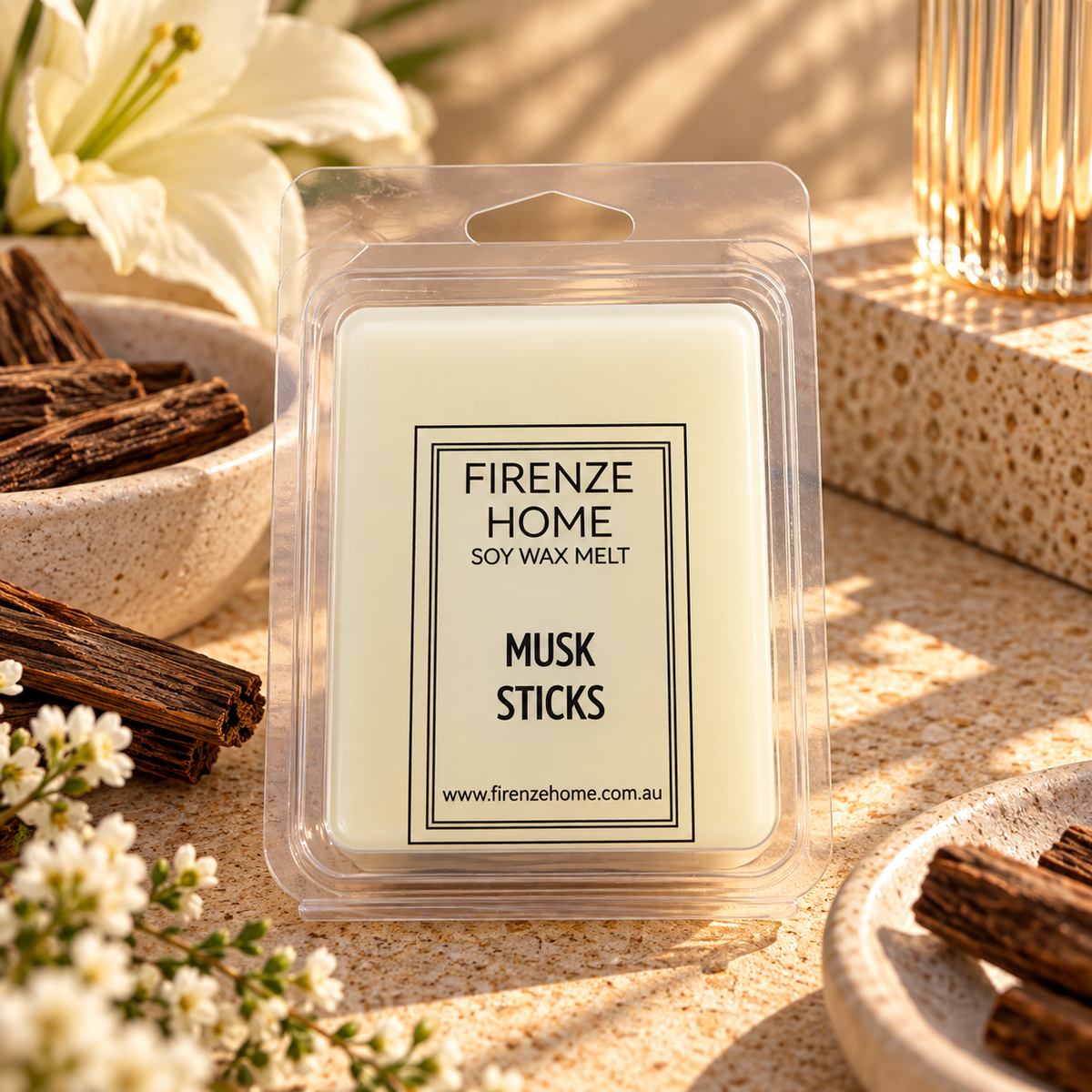Soy Wax Melt - Musk Sticks Firenze Candles