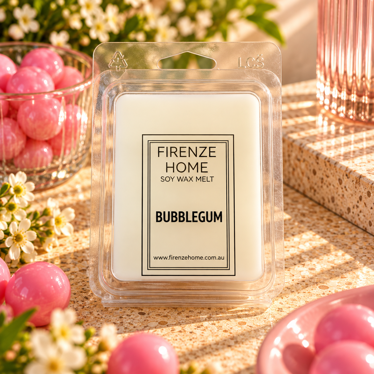 Soy Wax Melt - Bubblegum Firenze Candles